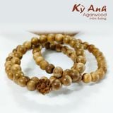  Vòng Tay Trầm Hương Việt Nam 8ly mix hoa sen hoặc trơn VHT220823 