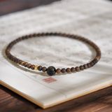  Vòng Trầm Hương Indo 4mm Mix đá mã não VHT240824 