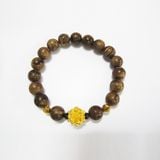  Vòng Trầm Hương 10mm mix hoa sen 24K-VHT220723 