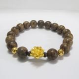  Vòng Trầm Hương 10mm mix hoa sen 24K-VHT220723 