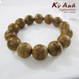 Vòng Tay Trầm Hương Banh Đỏ 16ly-  VHT189 
