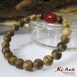  Vòng Tay Trầm Hương 8mm Philippine mix phụ kiện -VHT028 