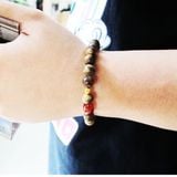  Vòng Tay Trầm Hương 8mm Philippine mix phụ kiện -VHT028 