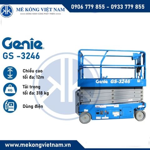 Xe nâng người cắt kéo 12m Genie GS3246