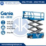 Xe nâng người cắt kéo 8m làm việc Genie 2032