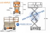 Xe nâng người cắt kéo 14m JLG 4069LE