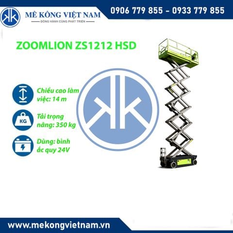 Xe nâng người cắt kéo ZOOMLION ZS1212 HSD