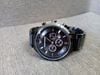 Đồng hồ nam Emporio Armani mặt đen, dây đen, kính saphia, máy nhật, size 43mm