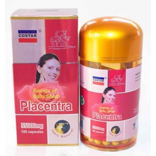 Dược phẩm Úc có Bill - Nhau thai cừu Costar Sheep Placentra 35000mg 100 viên