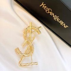  Cài Áo Nam, Nữ - YSL Màu Vàng Bản Nhỏ Phong Cách Cá Tính (AP) 