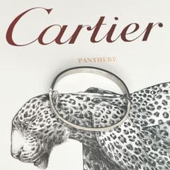  Vòng Tay Nam, Nữ TiTan Cao Cấp - Cartier Màu Trắng Pha Lê (AF) 