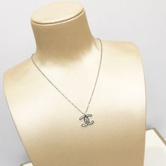  Dây Chuyền Chanel Pha Lê Trắng Titan Cao Cấp (AB) 