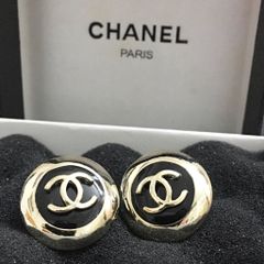  Bông Tai Chanel Bản To Màu Vàng Cá Tính (BM) 