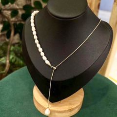  Dây Chuyền Ngắn - Chuỗi Ngọc Trai Nước Ngọt Quý Phái ( Có 2 Kiểu Đeo ) 