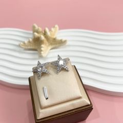  Bông Tai Ngôi Sao Pha Lê Trắng (BF) 