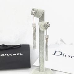  Bông Tai Tua Rua Pha Lê Kiêu Sa ( Có 3 Kiểu Đeo ) 