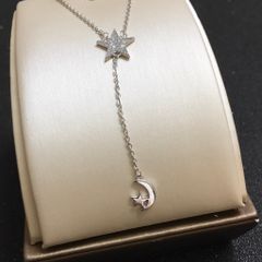  Bộ Trang Sức Bạc Cao Cấp - Ngôi Sao & Mặt Trăng Pha Lê (AD) 