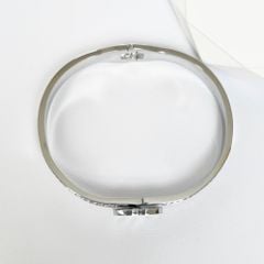  Vòng Tay TiTan Cao Cấp - Chanel Màu Trắng Pha Lê (AE) 