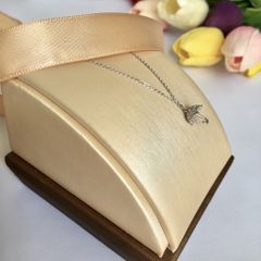  Dây Chuyền Bạc Cao Cấp - Cây Dù Pha Lê Trắng 