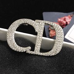  Cài Áo Nam, Nữ - Dior Màu Trắng Pha Lê (AH) 