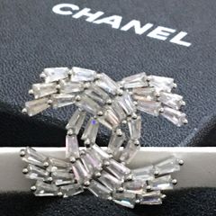  Cài Áo Nam, Nữ - Chanel Lưới Size Nhỏ Màu Trắng Pha Lê (AP) 