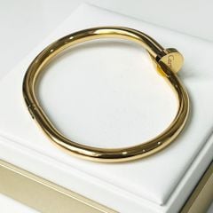  Vòng Tay Nam, Nữ TiTan Cao Cấp - Cartier Cây Đinh Màu Vàng (AL) 