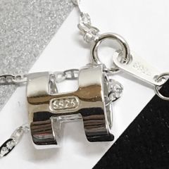  Dây Chuyền Bạc Cao Cấp - Hermes Pha Lê (AE) 