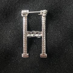  Cài Áo Nam, Nữ - Hermes Màu Trắng Pha Lê (AB) 