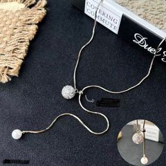  Dây Chuyền Dài Cao Cấp - Quả Cầu Pha Lê & Ngọc Trai Tinh Tế 