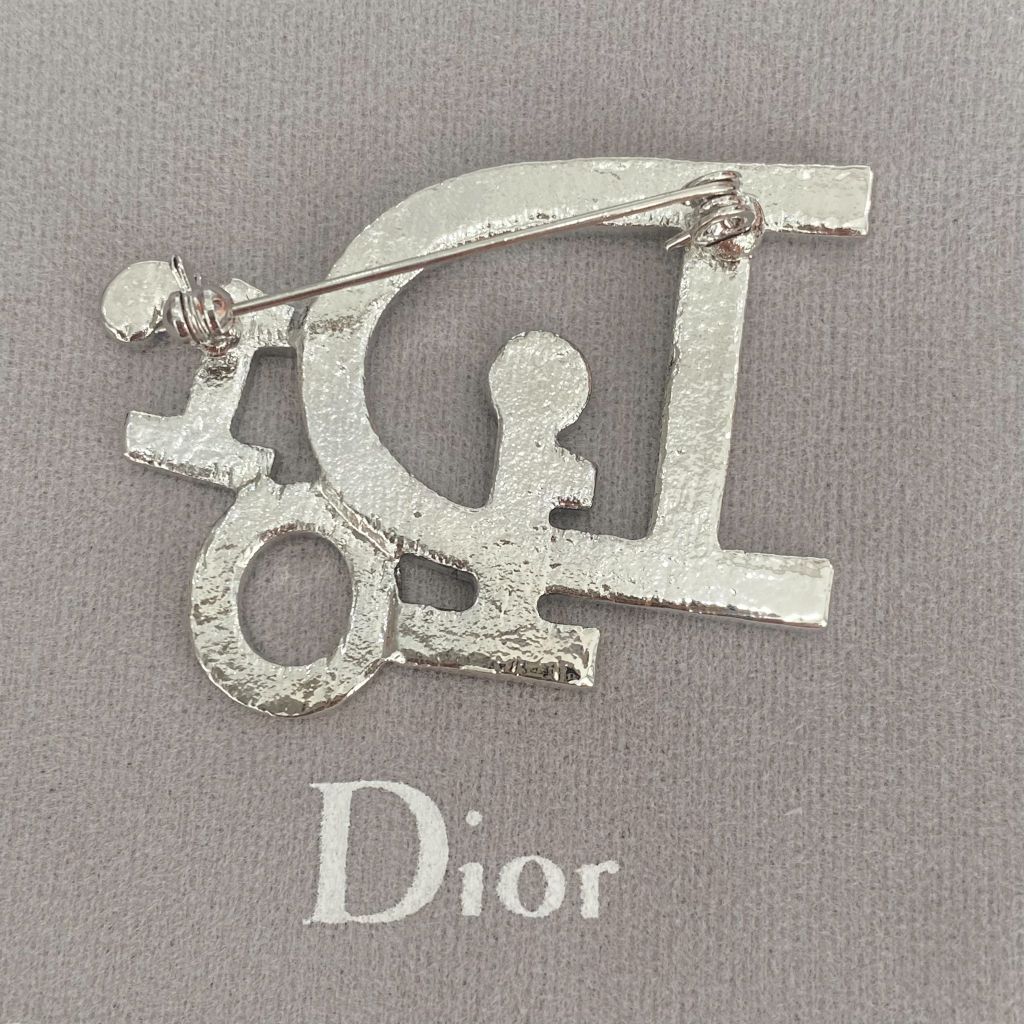  Cài Áo Nam, Nữ - Dior Màu Trắng Pha Lê (AL) 