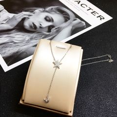  Bộ Trang Sức Bạc Cao Cấp - Ngôi Sao & Mặt Trăng Pha Lê (AD) 