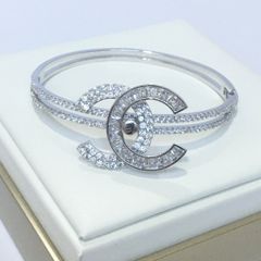  Vòng Tay Chanel Pha Lê Trắng (AF) 