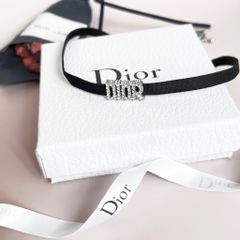  Dây Chuyền Choker - Dior Pha Lê Trắng (AK) 