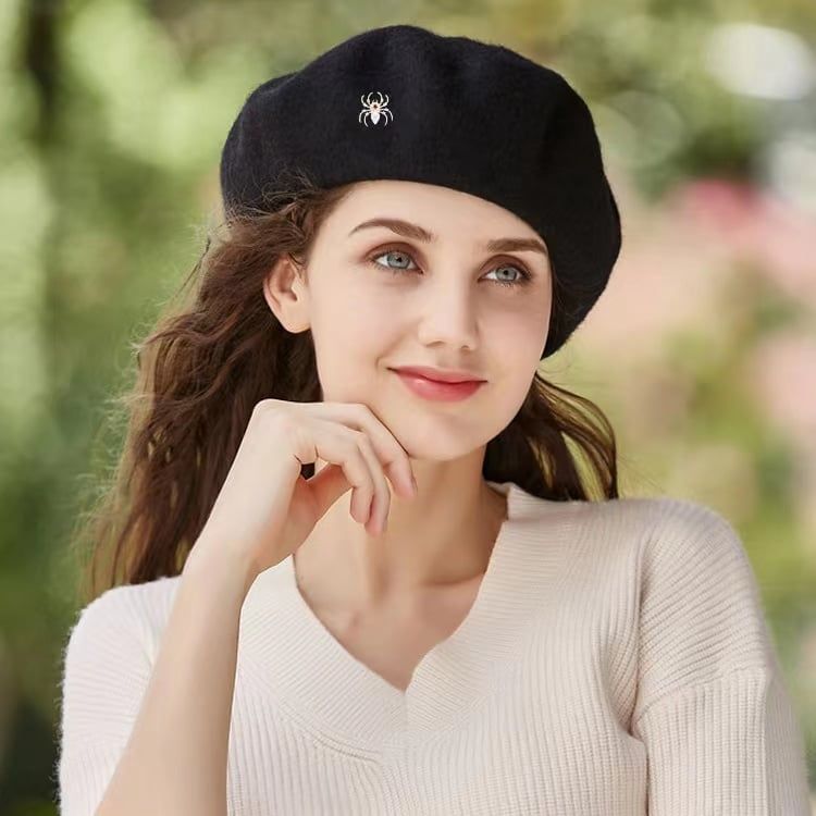  Cúc Cài Áo Nam, Nữ - Con Nhện Vàng Pha Lê Đỏ (AB) 