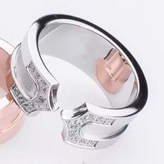  Nhẫn Nam Titan Cao Cấp - Màu Trắng Pha Lê (AB) 