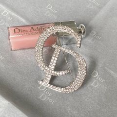  Cài Áo Nam, Nữ - Dior Màu Trắng Pha Lê (AO) 