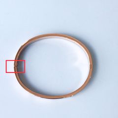  Vòng Tay Cặp Đôi Tình Yêu - Cartier Màu Vàng Hồng Titan Cao Cấp Pha Lê (AA) 