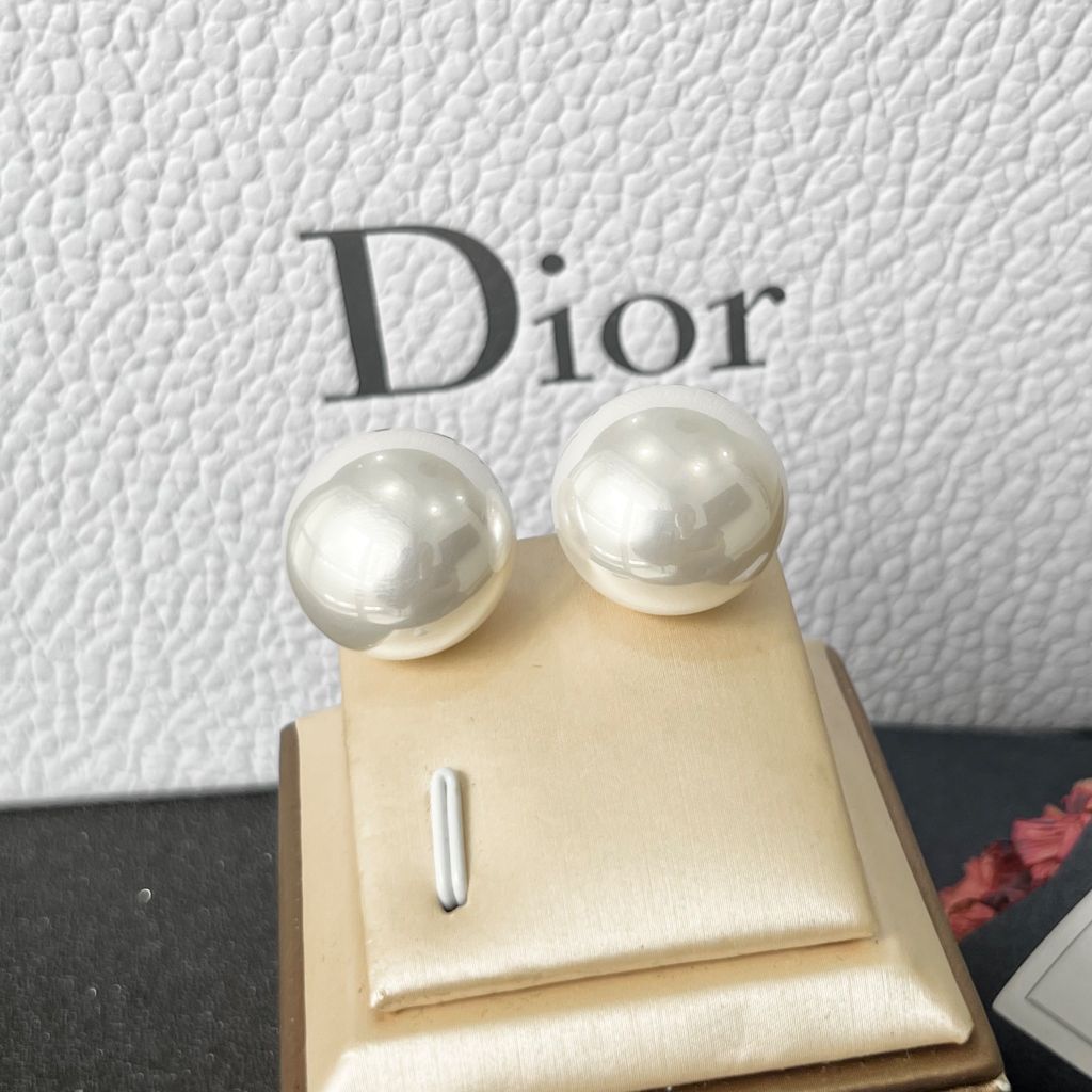  Bông Tai Ngọc Trai Bản To 20 Ly Cá Tính 