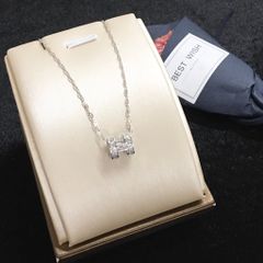  Dây Chuyền Bạc Cao Cấp - Hermes Pha Lê (AE) 