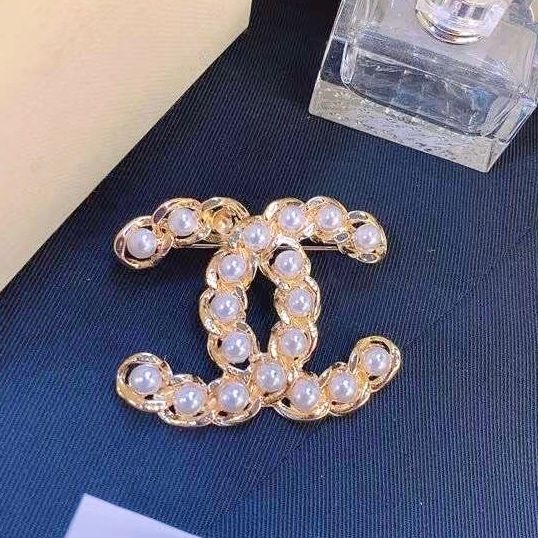  Cài Áo Nam, Nữ - Chanel Màu Vàng Ngọc Trai Trắng (BX) 