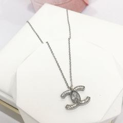  Dây Chuyền Chanel Pha Lê Trắng Titan Cao Cấp (AB) 
