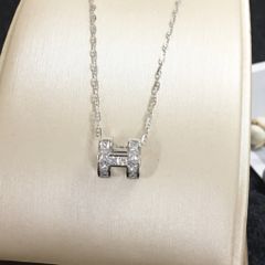  Dây Chuyền Bạc Cao Cấp - Hermes Pha Lê (AE) 