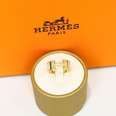 Nhẫn Hermes Freesize Pha Lê Trắng Cá Tính (AB) 