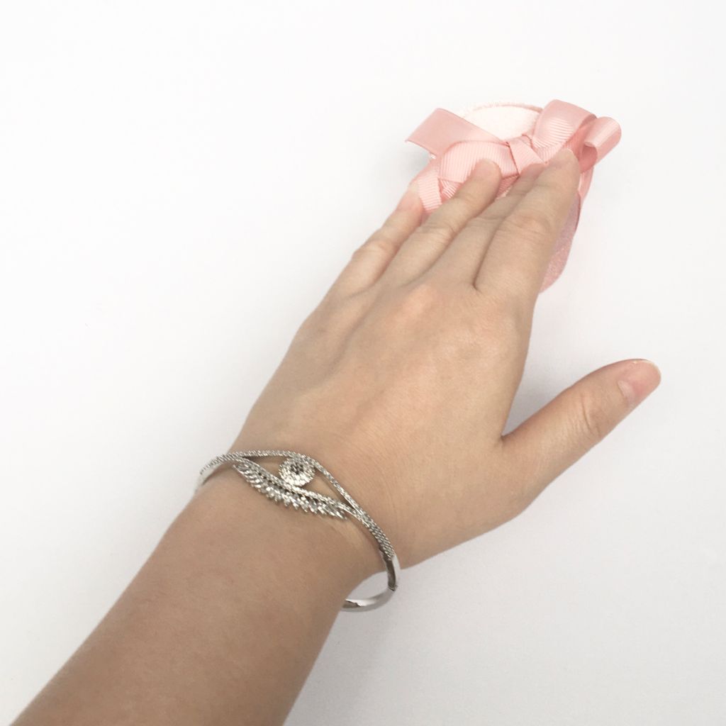  Vòng Tay Con Mắt Pha Lê Trắng Đen (AB) 