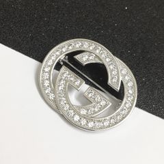  Cài Áo Nam, Nữ - Gucci Màu Trắng Pha Lê (AA) 