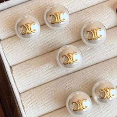  Bông Tai Celine Ngọc Trai Tinh Tế 