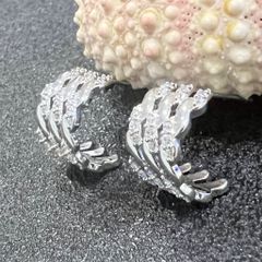  Bông Tai 3 Lines Ôm Vành Tai Pha Lê (AA) 