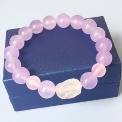  Vòng Đá Phong Thuỷ Cao Cấp - Con Thỏ May Mắn Đá Thạch Anh Trắng & Thạch Anh Tím Oải Hương, Thạch Anh Hồng Tự Nhiên 