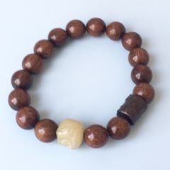  Vòng Đá Phong Thuỷ Cao Cấp - Gỗ Mun 10 Ly 