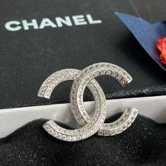  Cài Áo Nam, Nữ - Chanel Màu Trắng Pha Lê (CU) 